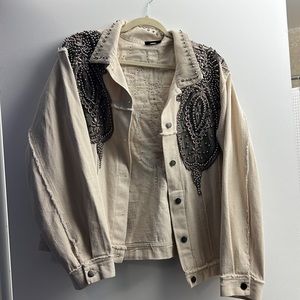 vici dolls beaded shacket